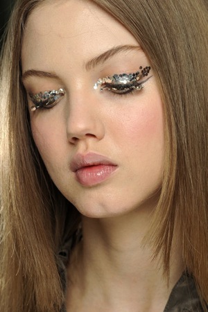 Peter Philips Goes for Glitter Backstage at Chanel